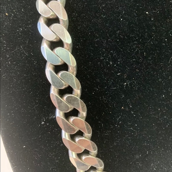20” Solid Sterling Silver Cuban Link (Vintage) - Picture 4 of 6